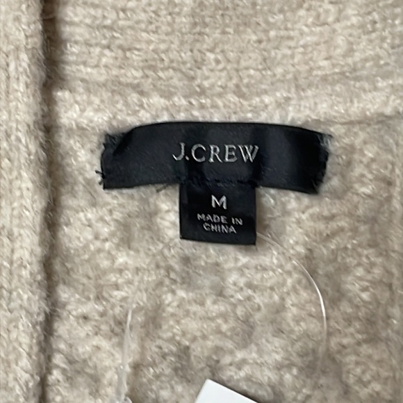 J Crew Cable knit stretch cardigan Color: Heather Light Stone - Picture 8 of 9
